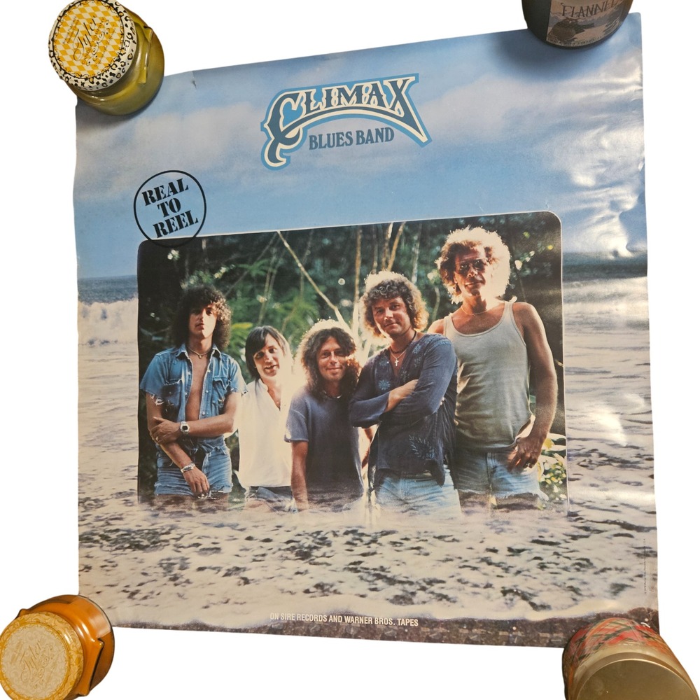 Climax Blues Band Real To Reel 23x23 Promo Poster Vintage 1979 Warner Bros Rock - Picture 8 of 8